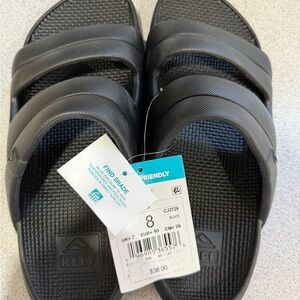 Reef black  Slide Sandals